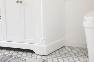60 inch double bathroom vanity in White