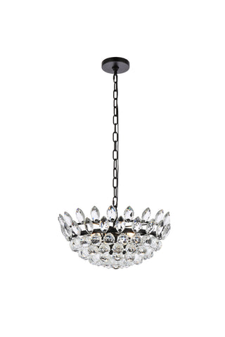 Emilia 18 inch pendant in black