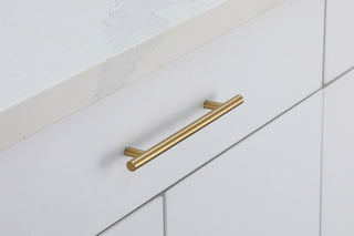 Quinn 6-5/16" Center to Center Brass Bar Pull Multipack (set of 10)