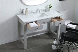 48 Inch ADA Compliant Bathroom Vanity In Grey