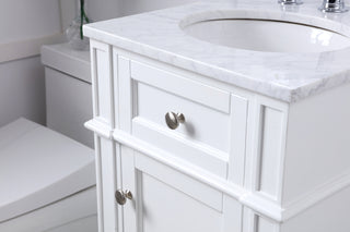 18 in. Single Bathroom Vanity set in white