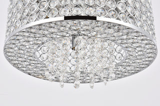 Amelie 4 light Chrome Pendant Clear Royal Cut Crystal