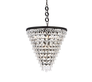 Nordic 7 lights black chandelier