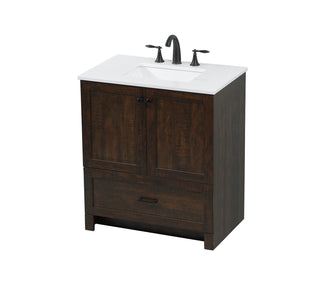 30 inch Single bathroom vanity in expresso