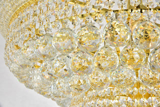 Primo 32 light Gold Chandelier Clear Royal Cut Crystal