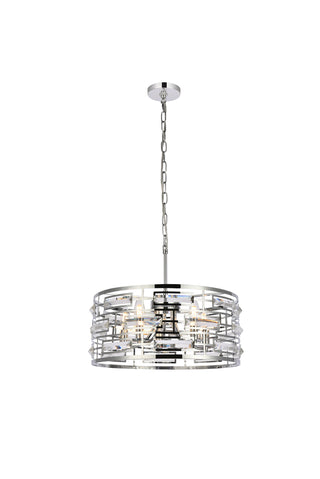 Kennedy 18.5 inch pendant in chrome