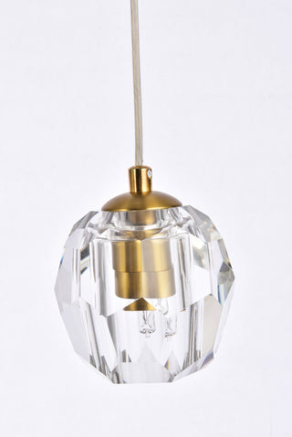 Eren 3 lights Gold pendant