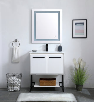 30 inch  Single Bathroom Vanity in White