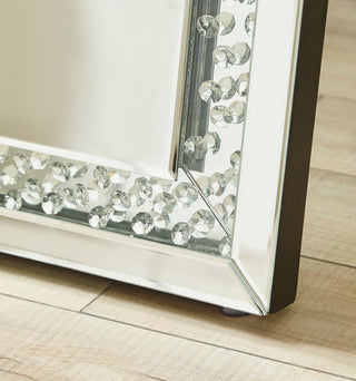 Sparkle 22 in. Contemporary Standing Full length Mirror in Clear