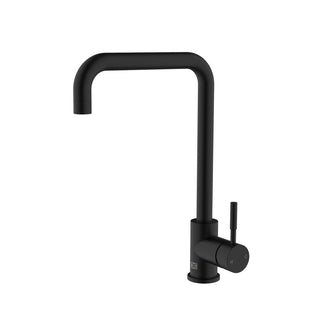 Levi Single Handle Pull Down Sprayer Kitchen Faucet in Matte Black