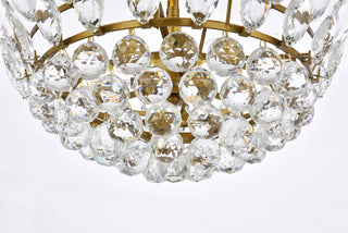 Emilia 18 inch pendant in brass