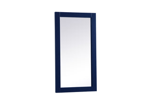 Aqua vanity mirror 18x32 inch in blue