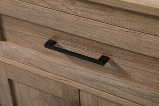 24 Inch Wide Bathroom Storage Freestanding Cabinet In Natural Oak