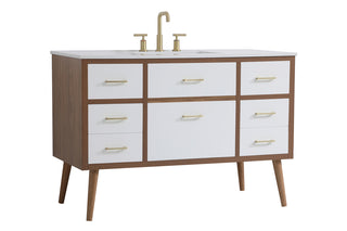 48 inch bathroom vanity in White