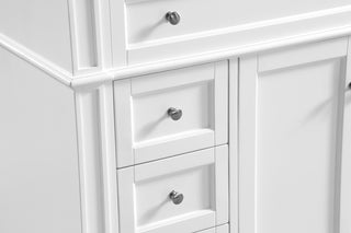 40 In. Single Bathroom Vanity Set In White