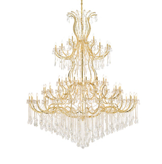 Maria Theresa 84 light Gold Chandelier Clear Royal Cut Crystal