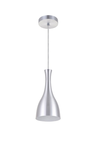 Aiken 1 Light Burnished Nickel Pendant