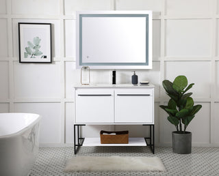 48 inch  Single Bathroom Vanity in Concrete Grey