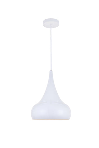 Circa 1 Light White Pendant