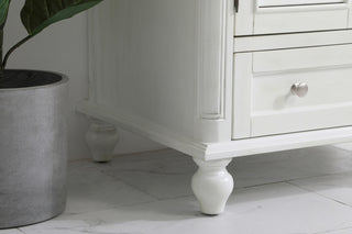 30 inch Single Bathroom Vanity in Antique White