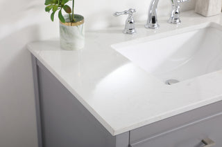 36 inch Single bathroom vanity in gray