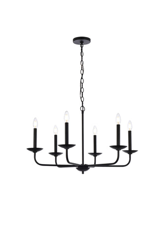 Cohen 30 inch pendant in black