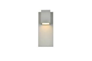 Raine Integrated LED wall sconce in silver