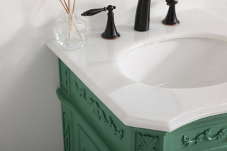 21 inch Single bathroom vanity in vintage mint