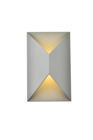 Raine Integrated LED wall sconce  in silver