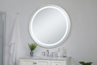 Helios 42 inch Hardwired LED mirror with touch sensor and color changing temperature 3000K/4200K/6400K