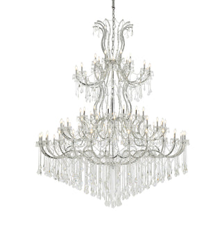 Maria Theresa 84 light Chrome Chandelier Clear Royal Cut Crystal