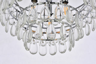 Mila 16 inch pendant in chrome