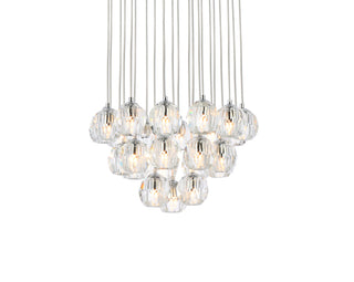 Eren 24 lights Chrome pendant