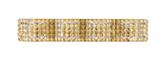 Ollie 4 light Brass and Clear Crystals wall sconce