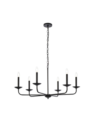 Cohen 36 inch pendant in black