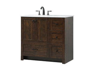 36 inch Single bathroom vanity in expresso