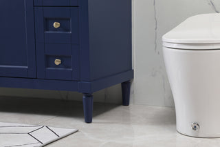 48 inch Single bathroom vanity in blue