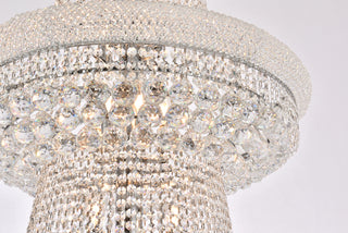 Primo 38 light Chrome Chandelier Clear Royal Cut Crystal