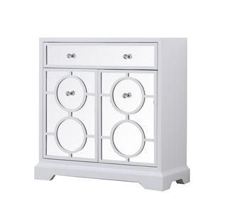 32 in. mirrored cabinet in white