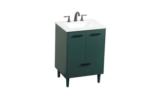 24 inch bathroom vanity in Green