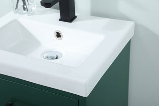 18 inch bathroom vanity in Green