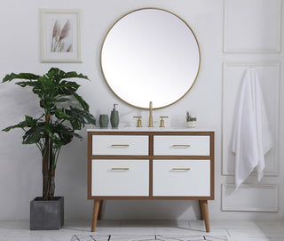 42 inch bathroom vanity in White