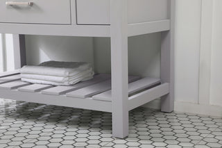 42 inch Single bathroom vanity in grey