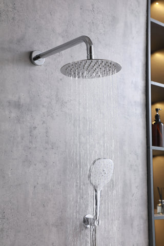 George Complete Shower Faucet System with Rough-in Valve in Chrome