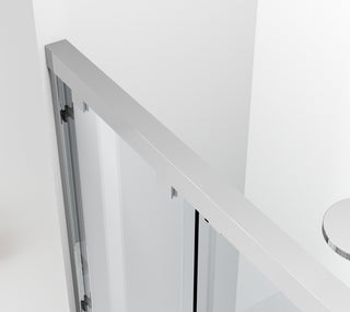 Semi-frameless tub door 60 x 60 Polished Chrome