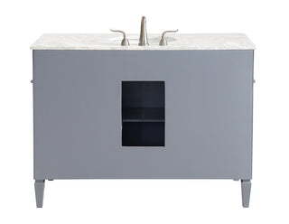 48 In. Single Bathroom Vanity Set In Grey