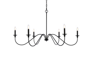 Rohan 48 inch chandelier in matte black