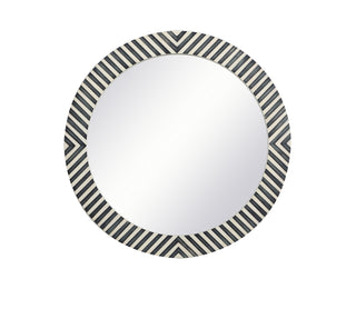 Round mirror 32 inch in Chevron