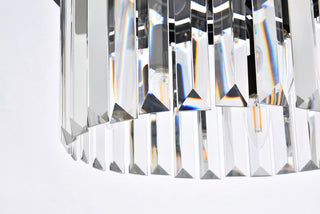 Sydney 3 light Matte Black Pendant Clear Royal Cut Crystal