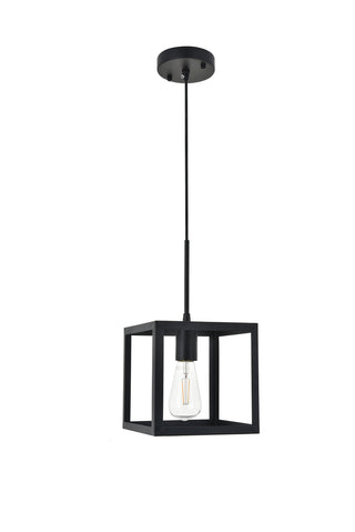 Resolute 1 light black Pendant